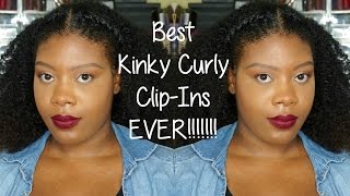 Natural Looking Kinky Curly Clip-Ins | Mercy'S Hair Extensions
