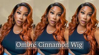 The Best Red Synthetic Wig | 36 Inch Ombre Auburn Lace Front Review + Detailed Install