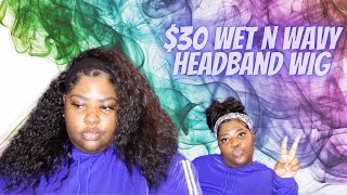 Affordable $30 Synthetic Headband Wig | Perfect For Beginners | Friday Night Hair Gls 162