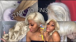 Frontal Wig Re-Install  | No Bald Cap | Marilyn Monroe Inspired | Ft. Wiggins Hair