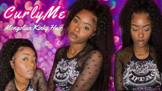 The Best 26'' Inches Mongolian Kinky Curly Wig Ft Curlyme Hair