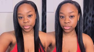 How To: Natural Hair W| Clip-In'S!!!! | Janet Collection Remy Magic Yaky Clip 8Pcs