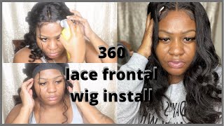 Watch Me Install This 360 Frontal Wig Ft: Eva Hair