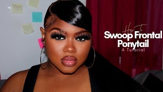 Swoop Frontal Ponytail | Extended Ponytail| Ashley Michelle