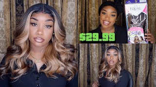 Installing A $29.99 Blonde Bombshell Lace Part Wig | Valentino Ffhotchoc Freetress X Hairsoflyshop