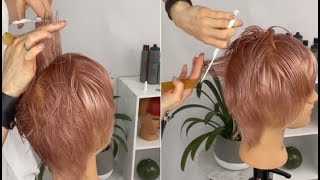 Fix Short Hairstyles | How To Fix A Bad Haircut | Short Layered Cut | Fix A Hole In Your Haircut