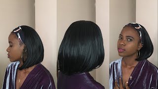 Short Bob Headband Wig|| Review And Unboxing.
