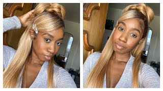 Perfect Blonde For Brown Girls  Outre Tatienne | Synthetic Lace Frontal Install
