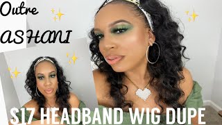 Outre Synthetic Half Wig Ashani L Cheap Headband Wig Dupe L How To Install L No Leave Out
