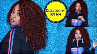 Sensationnel Empress Iris Lace Front Red Curly Wig Tutorial For Beginners 99J | Samorelovetv