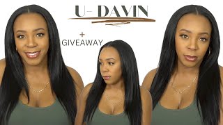 Vivica Fox 100% Human Hair Blend U Part Wig - U Davin +Giveaway --/Wigtypes.Com