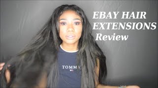 Ebay Synthetic Clip-In  Hair Review + Demo