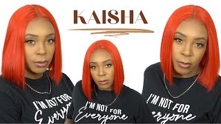 Sensationnel Shear Muse Red Krush Synthetic Hair Empress Hd Lace Front Wig - Kaisha --/Wigtypes.Com