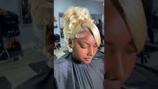 Blonde Double Frontal Ponytail