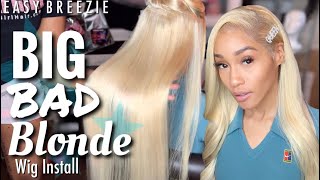 Icy Blonde Wig Install Tutorial Ft. Aliqueen Hair