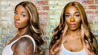 $20! Two Colors! | Mane Concept 4" Deep Pre-Plucked Part Hd Melting Lace Front Wig Rchm207 Orph