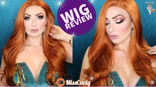 Lace Front Wig Review!  Lovestory Wigs |  Dark Orange  | Amazon | $35!!