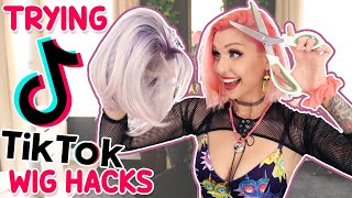 How To Cut Lace On Lace Front Wigs | Tiktok Zigzag Scissors Hack | Alexa'S Wig Series #11