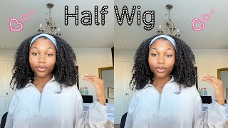 Easy Half Wig Install Under 5 Minutes | Jamiah Davis