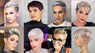 Women Short Pixie Haircut Ideas 2022 | Best Trending Fine Pixie Looks