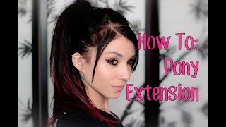 How To: Ponytail With Clip-In Extensions! | Irresistible Me