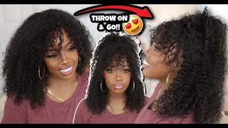 A Luxury Affordable 'No Lace' Throw On & Go?! Let'S See! | Mary K. Bella Ft. @Curls C