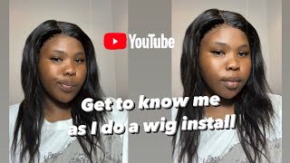 Few Facts About Me As I Do A Wig Install// South African Youtuber//Zothoyi Tlou
