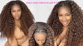 This Was Too Easy! : Outre 13X2 Hd Pre-Braided Lace Front Wig Halo Stitch Braid 26"