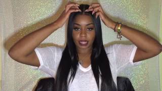 Black Girl 101: Sensationnel Synthetic Empress Custom Lace Front Wig - Yaki 30 Inch Wig Review