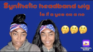 Amazon Prime Synthetic Headband Wig | Ft. Pweouke