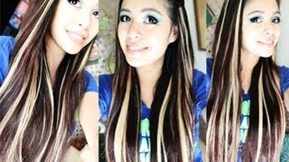 Vpfashion Hair Extensions- See My Hair With Faux Blonde Highlights