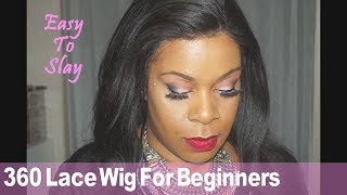 Black Friday Hairs!Easy To Slay!360 Lace Frontal Wigs Install Tutorial For Beginners