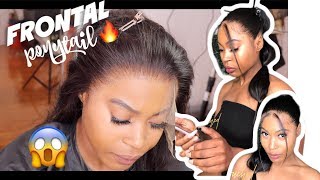 Frontal Ponytail (How To) | Start To Finish