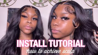 Wig Install Tutorial Perfect For Beginners! | Sunber Hair Body Wave Wig
