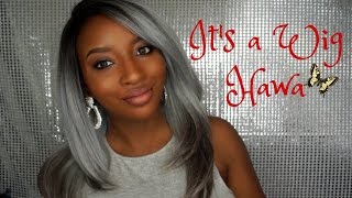 Grey Ombre Hair Trend | It'S A Wig Hawa Lace Front Wig Review