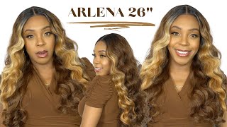 Outre Synthetic Hair Hd Lace Front Wig - Arlena 26 --/Wigtypes.Com