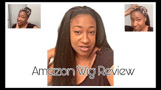 Amazon Wig Review | Synthetic 20" Headband Wig From March Queen Wigs
