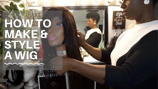 How To Make & Style A Wig For A Client | Wiggins Hair | Beautycutright