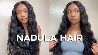 Lace Front Wig Install | 26" Inch Loose Deep Wave Wig | Ft. Nadula  Hair