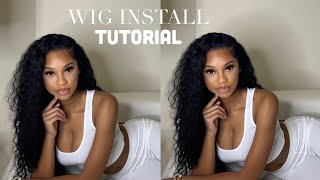 How To: Water Wave Wig Installgorgeous Curls Ft. Yolissa Hair