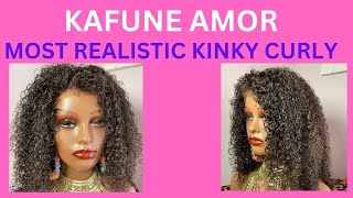 Kafune Amor/Most Realistic Kinky Curly Lace Front/Beginner Friendly