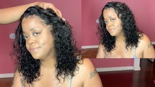 Watch Me Install My Mom'S First Wig! Yolissa Water Wave Transparent Lace Wig.