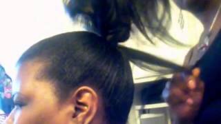 Easy Ponytail Attachment Without Clips, Combs, Bumps Or Lumps!