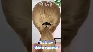  Simple Bow Low Ponytail Hairstyle | Classy And Elegant | Pagans Beauty #Shorts