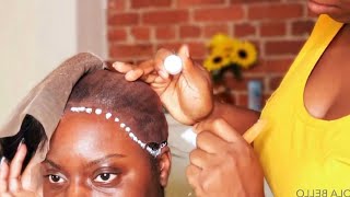 How To Install A Lace Frontal For Beginners *||* How To Melt A Bald Cap For Beginners