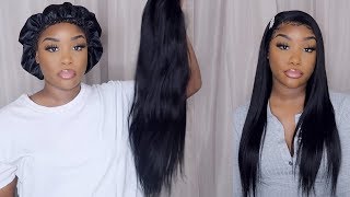 The Most Realistic Affordable Natural Lace Front Wig Ever !! | Full Install | Cranberry Hair
