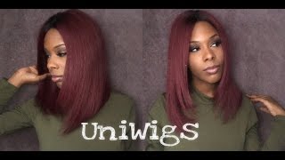 Uniwigs Human Hair Red Bob Wig Review