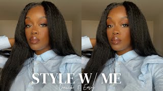 Style With Me! | V-Part Wig Ft. Wiggins Hair