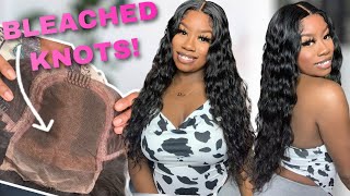 Wow  The Wig Came With Bleached Knots! Ft Bea Hairs Loose Wave 5X5 Closure Wig | The Tastemaker