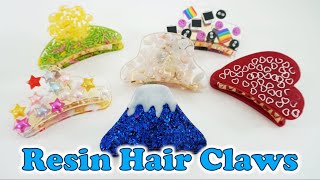How To Make Custom Hair Clips With Resin Tutorial